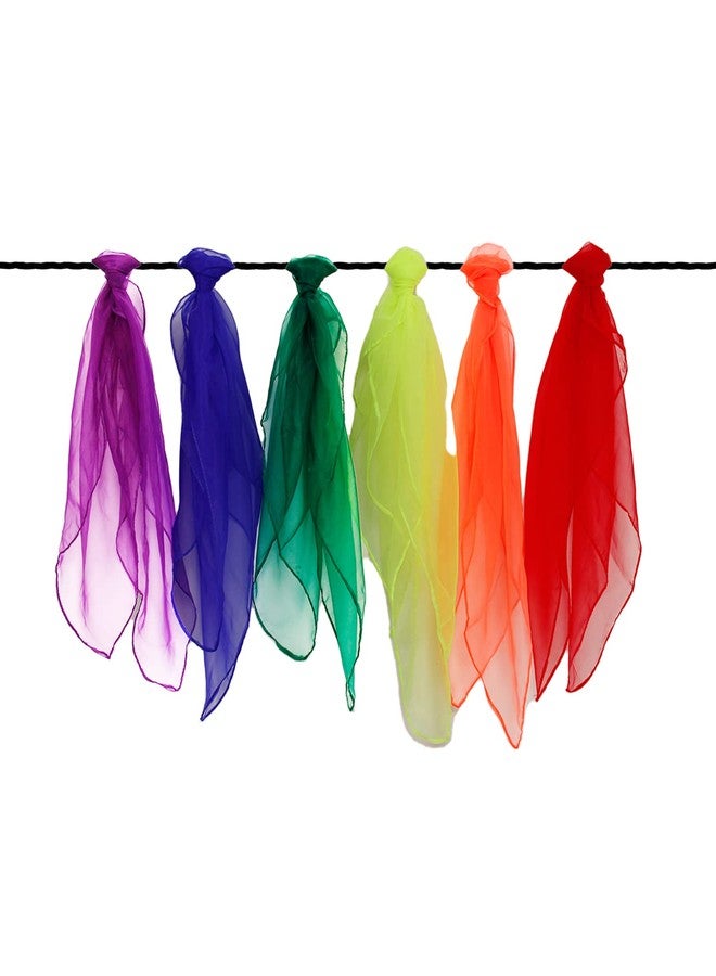 GISCO أوشحة رقص مربعة من جيسكو، أدوات سحرية للعروض | المقاس: 65 × 65 (24) - Image 1